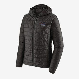 Patagonia Nano Puff Hoodie (black, women's M)